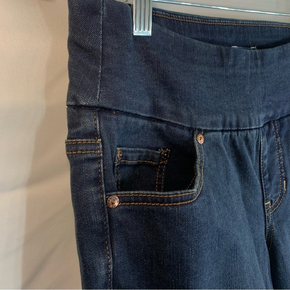 NWT JAG Women's Nora Mid Rise Skinny Pull-On Dark Elastic Jeans, size 6, 31” - Picture 7 of 12